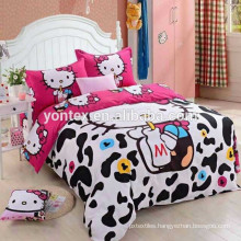 100% Cotton Reactive Printing Children Bedding Sheet Set